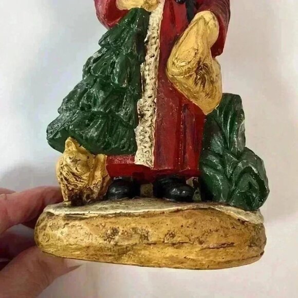 Vintage‎ Father Christmas Santa Claus Resin Blown Plastic Figurine Philippines - Picture 4 of 7